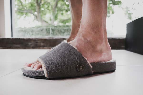 Josh Slider Slipper in Stone